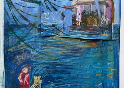 Seahouse, collage, 2025