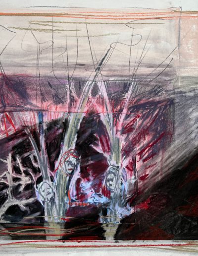 'Kilauea', collage, 2025