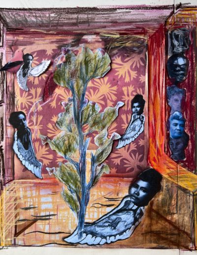 'Lili', collage, 2025