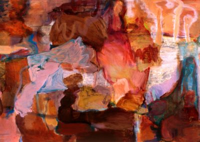 'Pueo', oil on canvas, 105 x 240 cm, 1998