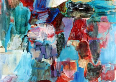 'Leaping Place', oil on canvas, 122 x 153 cm, 1998